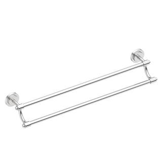 MOEN ISO 24 in. Double Towel Bar in Chrome DN0722CH