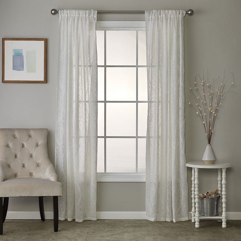 SKL Home Isabella Lace 1-panel Window Curtain