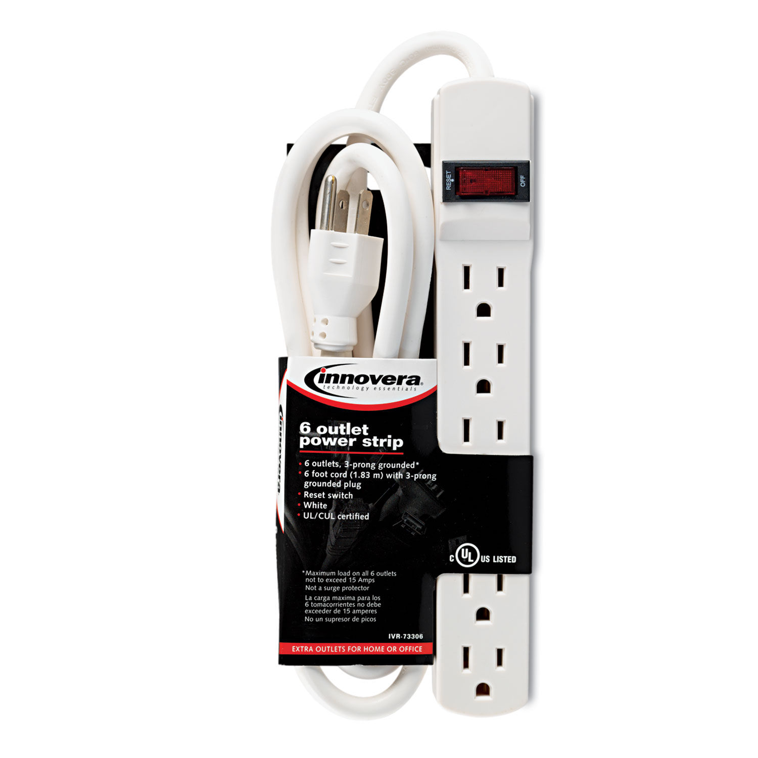 Power Strip by Innoveraandreg; IVR73306