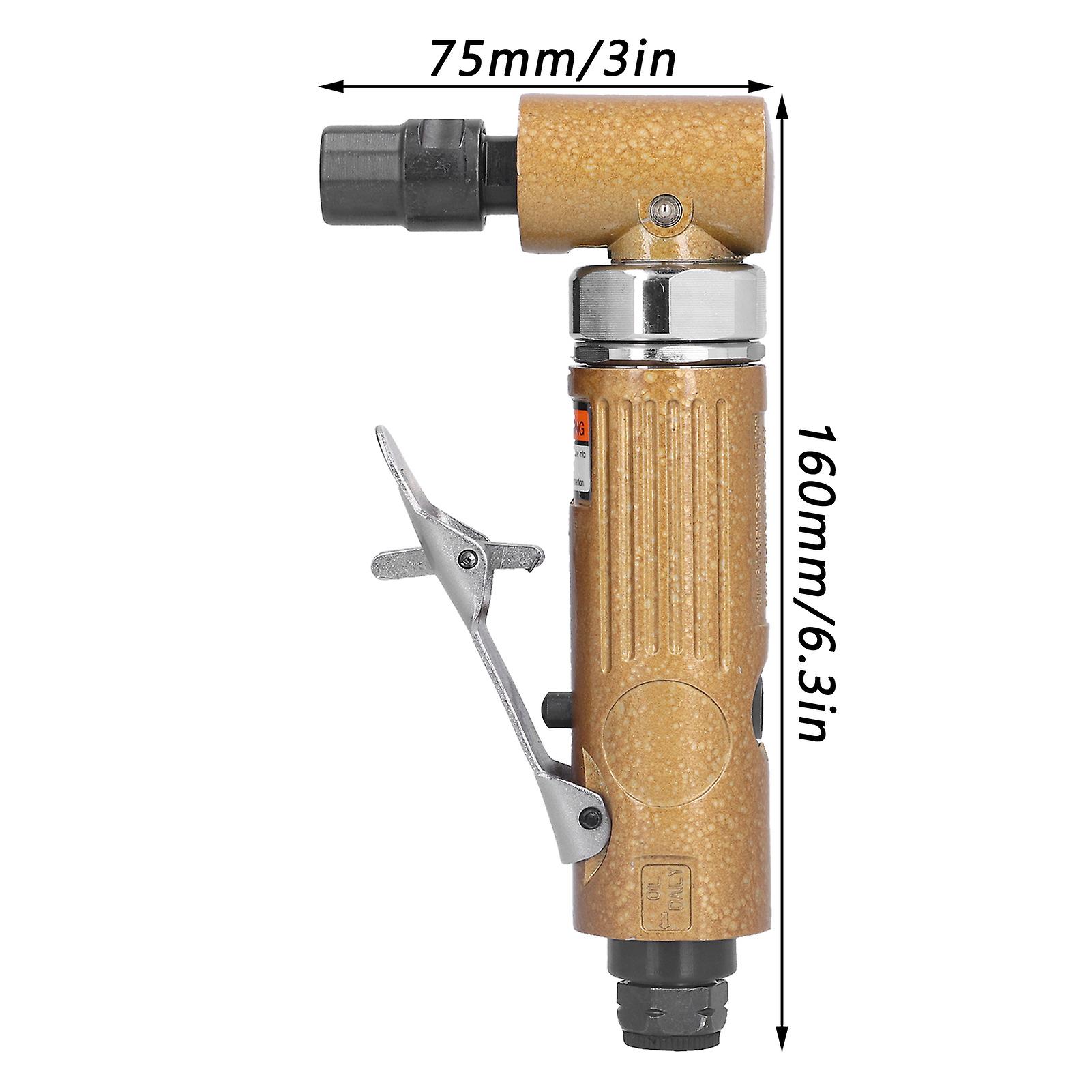 Air Die Grinder 1/4in 20000rpm Pneumatic Powered Polisher Tool Set Kit For Grinding， Deburring， Polishing， Shaping Of Metal Parts， Wood Components[us