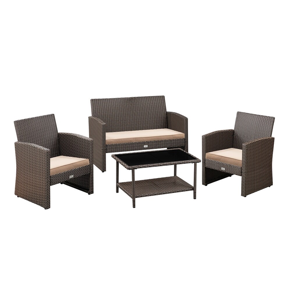 Ashville Wicker Patio Set