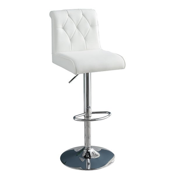 Poundex Adjustable Height and Swivel Barstool - 38