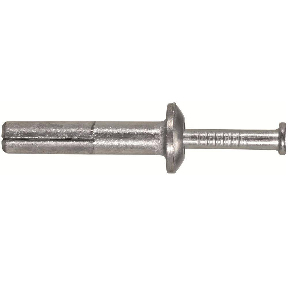 Hilti 14 in. x 1-14 in. HIT Metal Drive Anchors (100-Pack) 66139