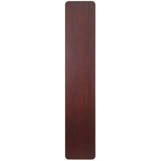 96 in. Mahogany Wood Table top Material Folding Banquet Tables CGA-YT-21747-MA-HD