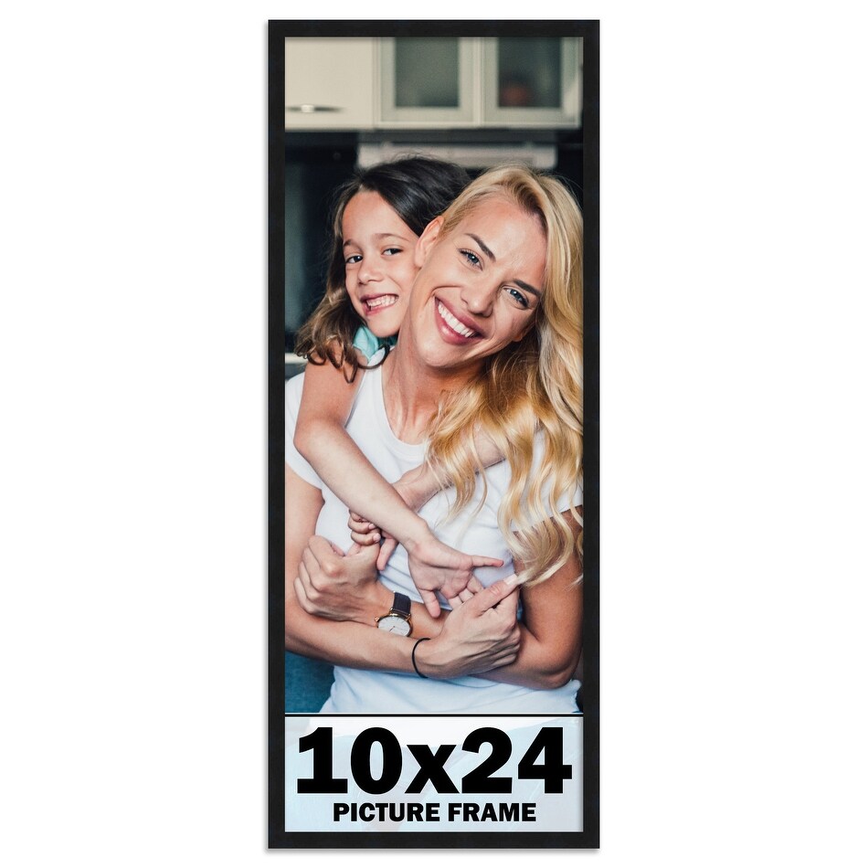 10x24 Frame Black Picture Frame   Complete Modern Photo Frame Includes