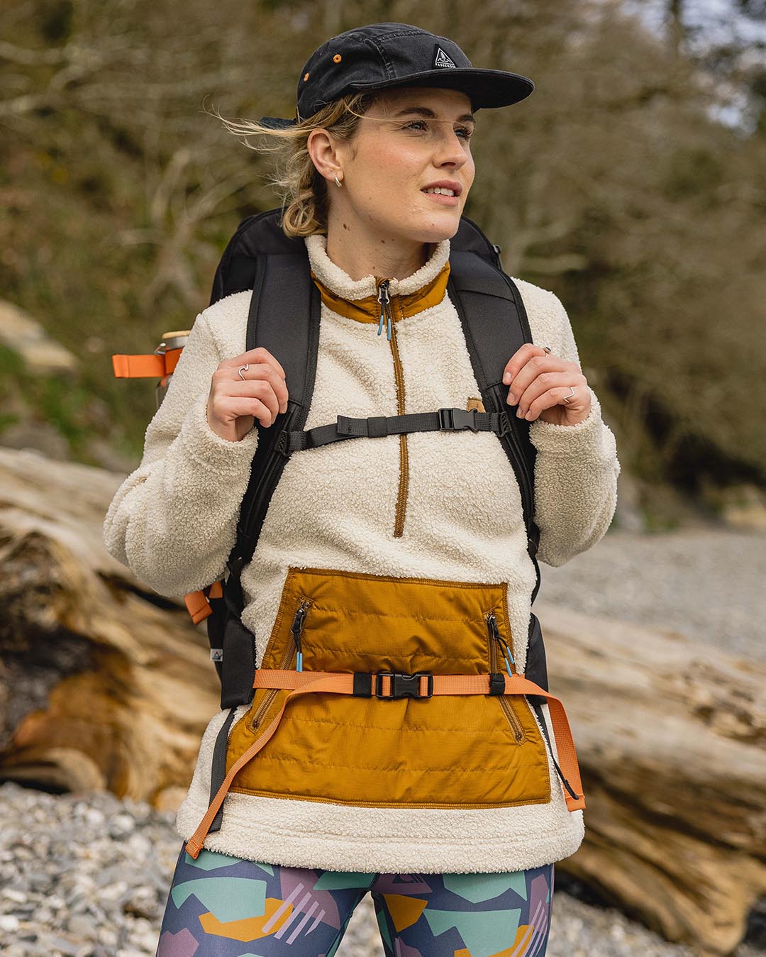 Adventurer 55L Recycled Backpack - Black