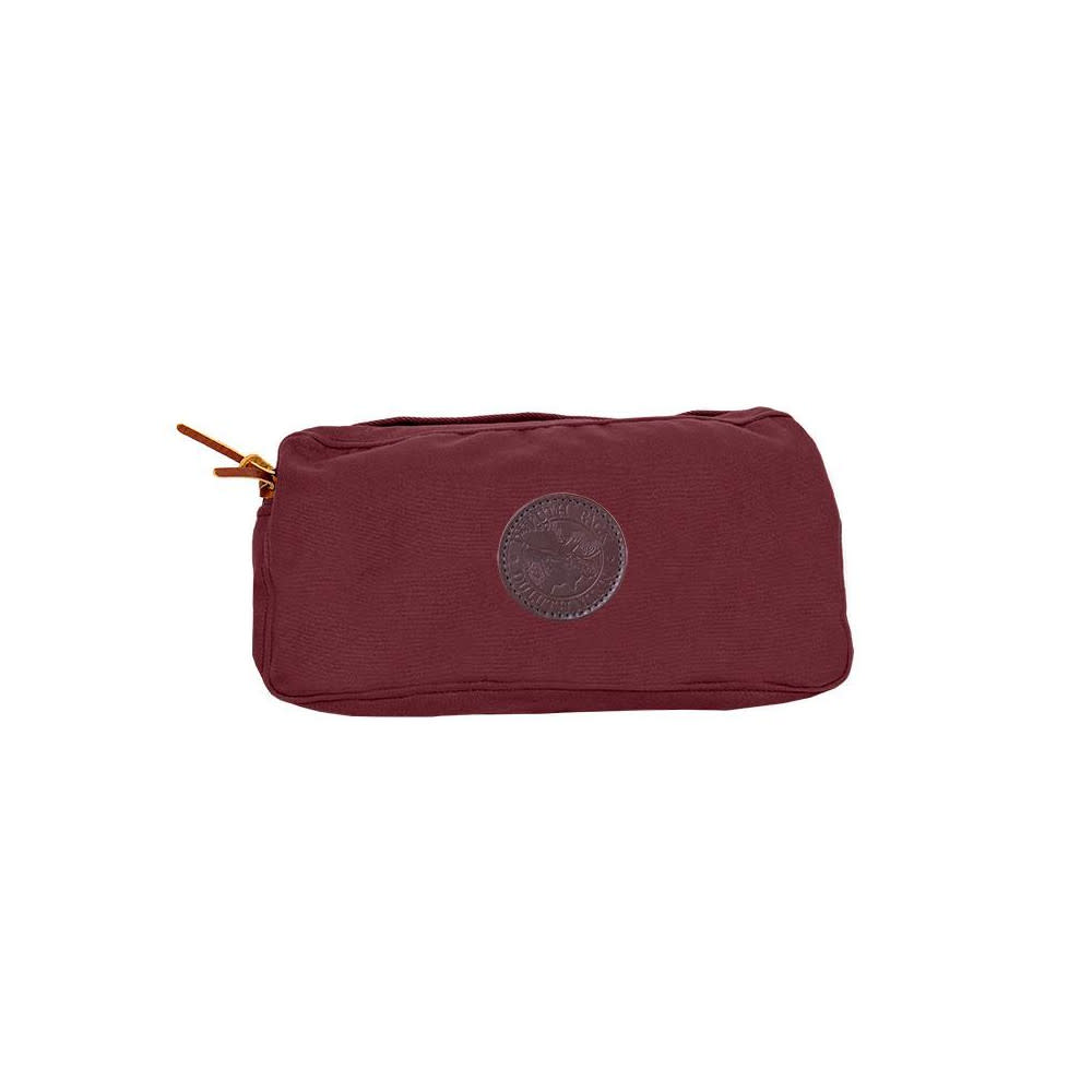 Burgundy Canvas Canoe and Camp Chair With Pouch