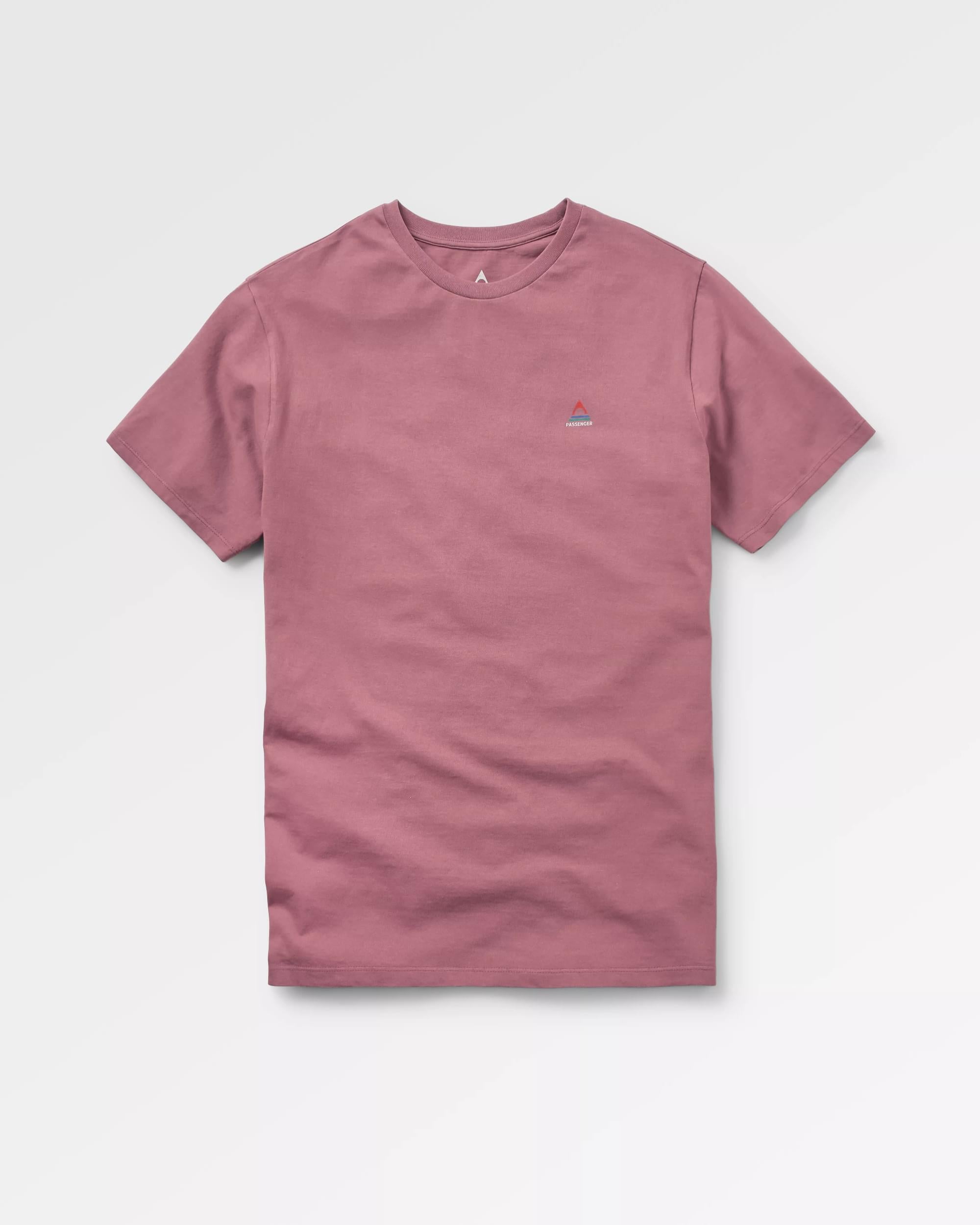 Classic Logo Recycled Cotton T-Shirt - Crushed Berry