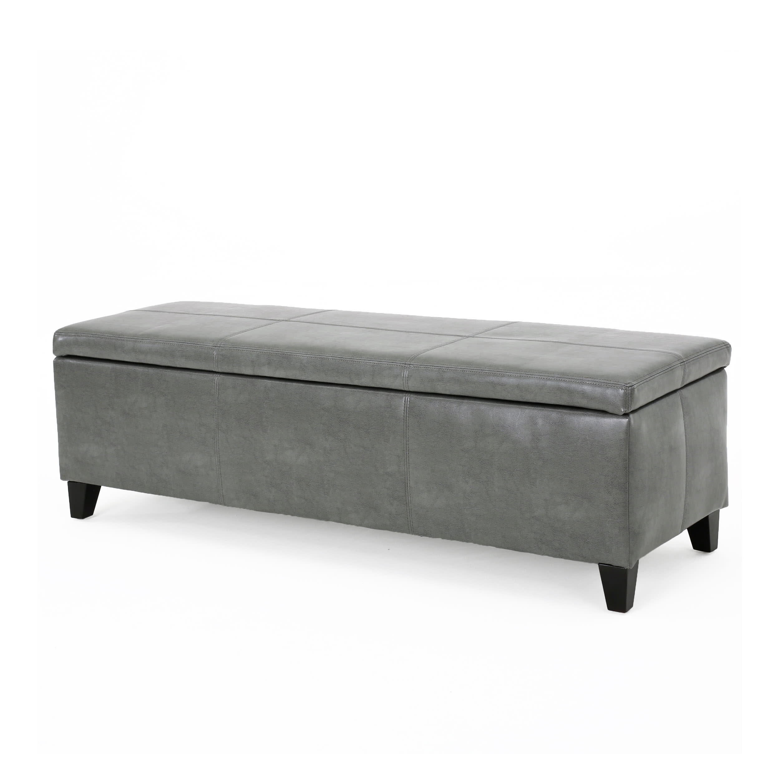 Rupert Upholstered Storage Ottoman Bench