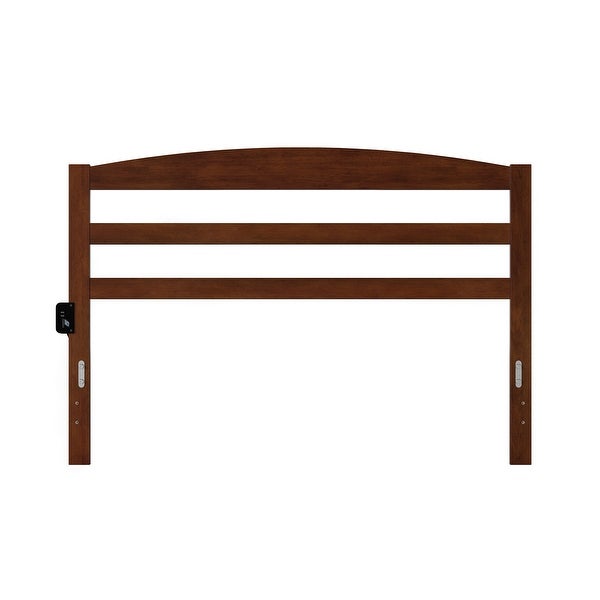 Warren Arched Horizontal Slat Wood Headboard - - 34337920