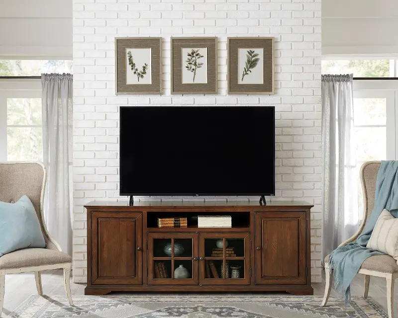 Hamilton Cherry 82 TV Stand