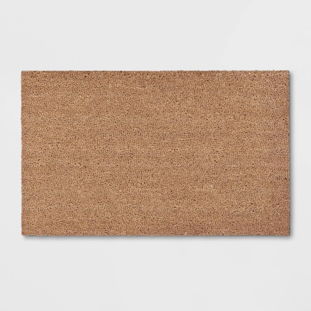 Solid Doormat Beige