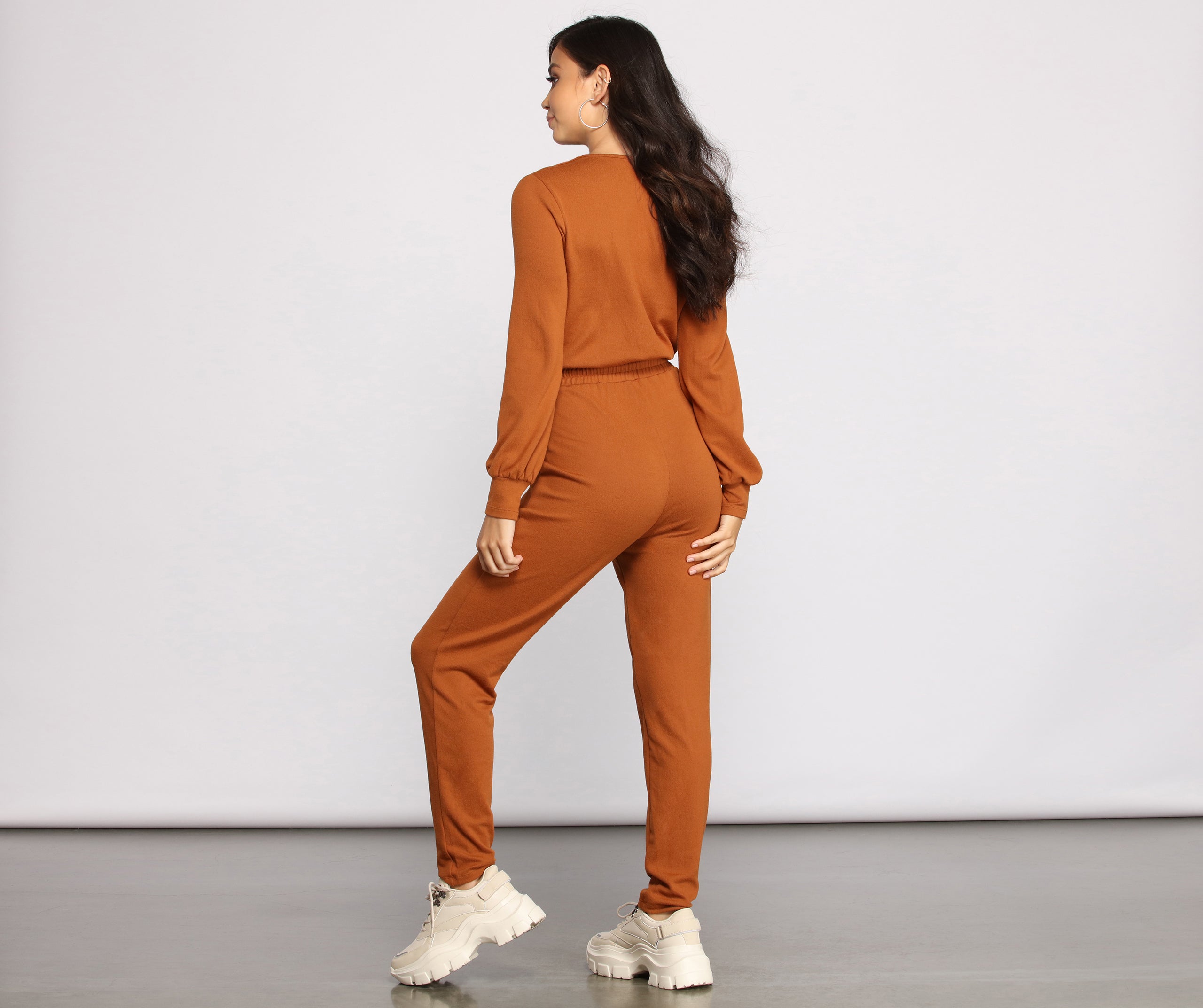 Casually Chic Surplice Jumpsuit