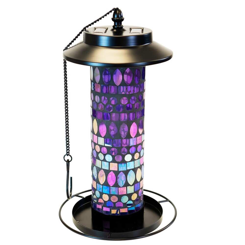 Amethyst bird feeder