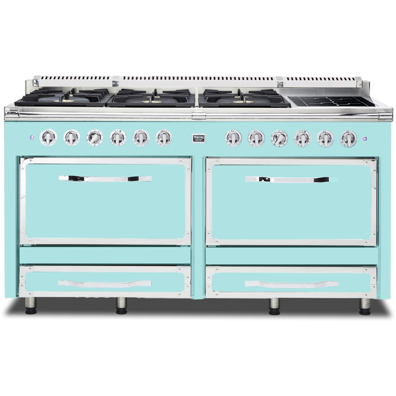 Viking 66-inch Freestanding Dual-Fuel Range with Convection Technology TVDR661-6IBW