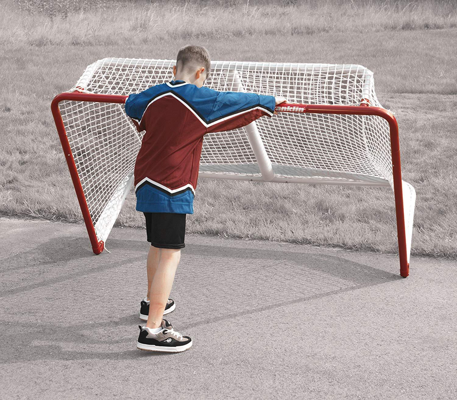 Franklin Sports Hockey Goal  NHL  Steel  72 x 48 Inch  1.5 Inch Tubing