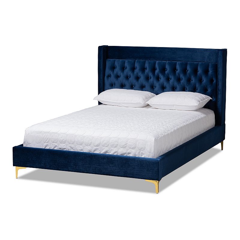 Baxton Studio Valery Tufted Bed