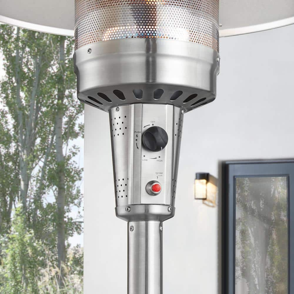 Hampton Bay 48000 BTU Stainless Steel Patio Heater PG210H