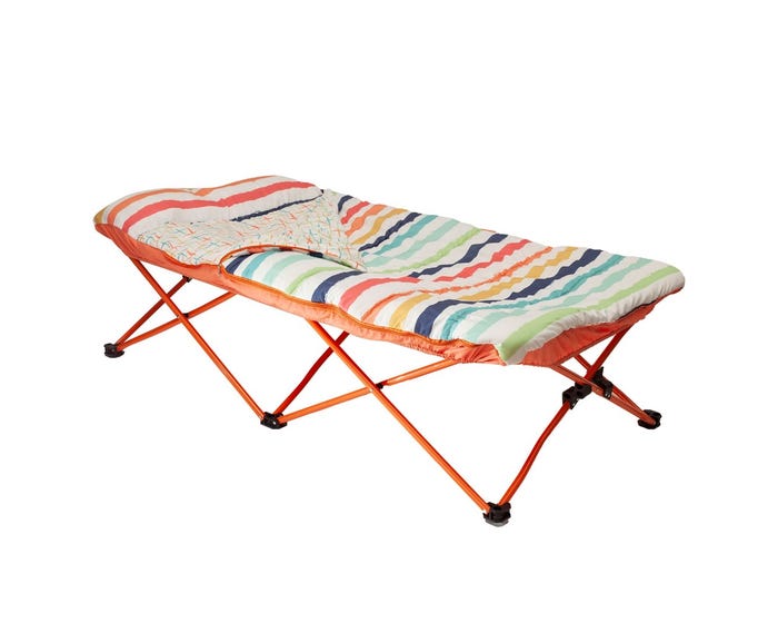 Sutton Home Travel Cot， Colorful Brush Stripes - RK-TRCOT-COLR