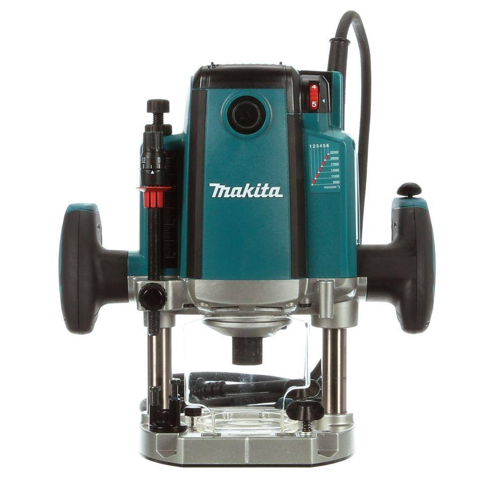 Makita 3-14 HP Plunge Router with Variable Speed RP2301FC