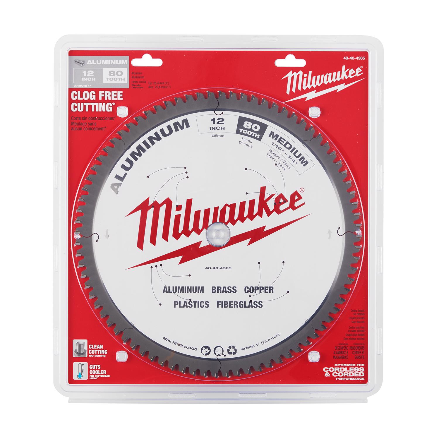 MW 12 in. D X 1 in. Carbide Tipped Circular Saw Blade 80 teeth 1 pk