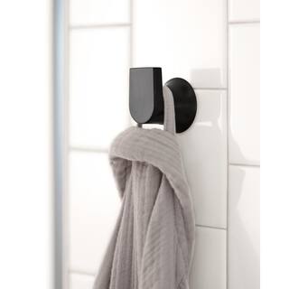 MOEN Genta LX Single Robe Hook in Matte Black BH3803BL