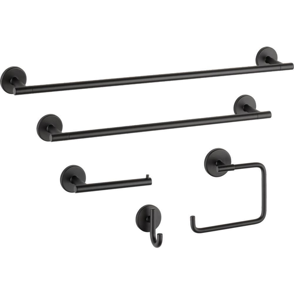 Delta Trinsic Universal Flush Lever in Matte Black 75960-BL