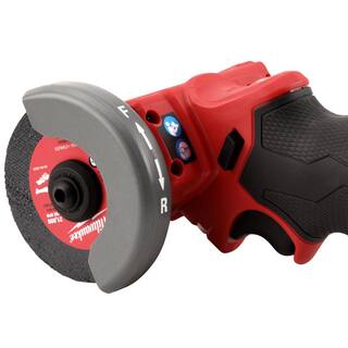 MW M12 FUEL 12V 3 in. Lithium-Ion Brushless Cordless Cut Off Saw (Tool-Only) with 3 in. Diamond Tile Blades (2-Pack) 2522-20-49-94-3010-49-94-3010