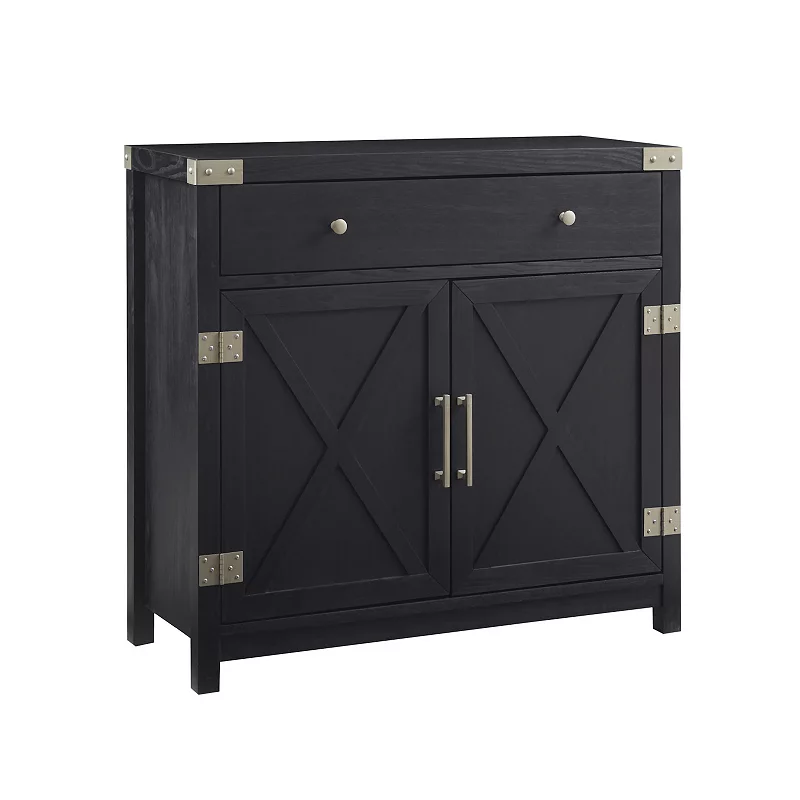 Madison Park Memphis Farmhouse Storage Cabinet with Drawer