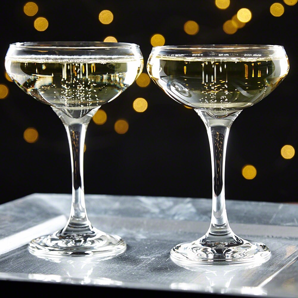 Gatsby Champagne Coupe Glasses  Set of 2