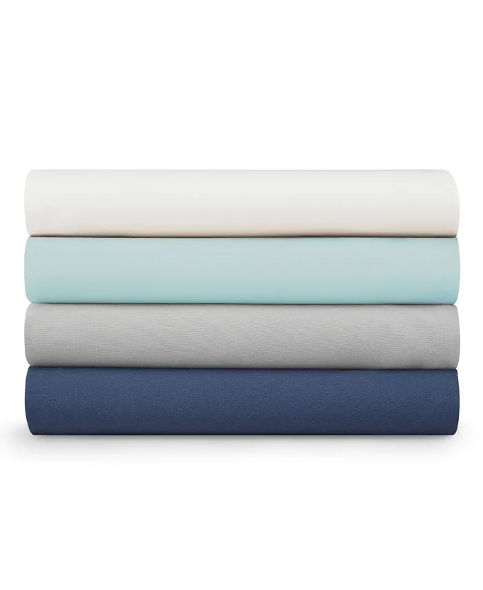 Nautica Regatta Cotton Sateen T400 4-Piece Sheet Set， Queen