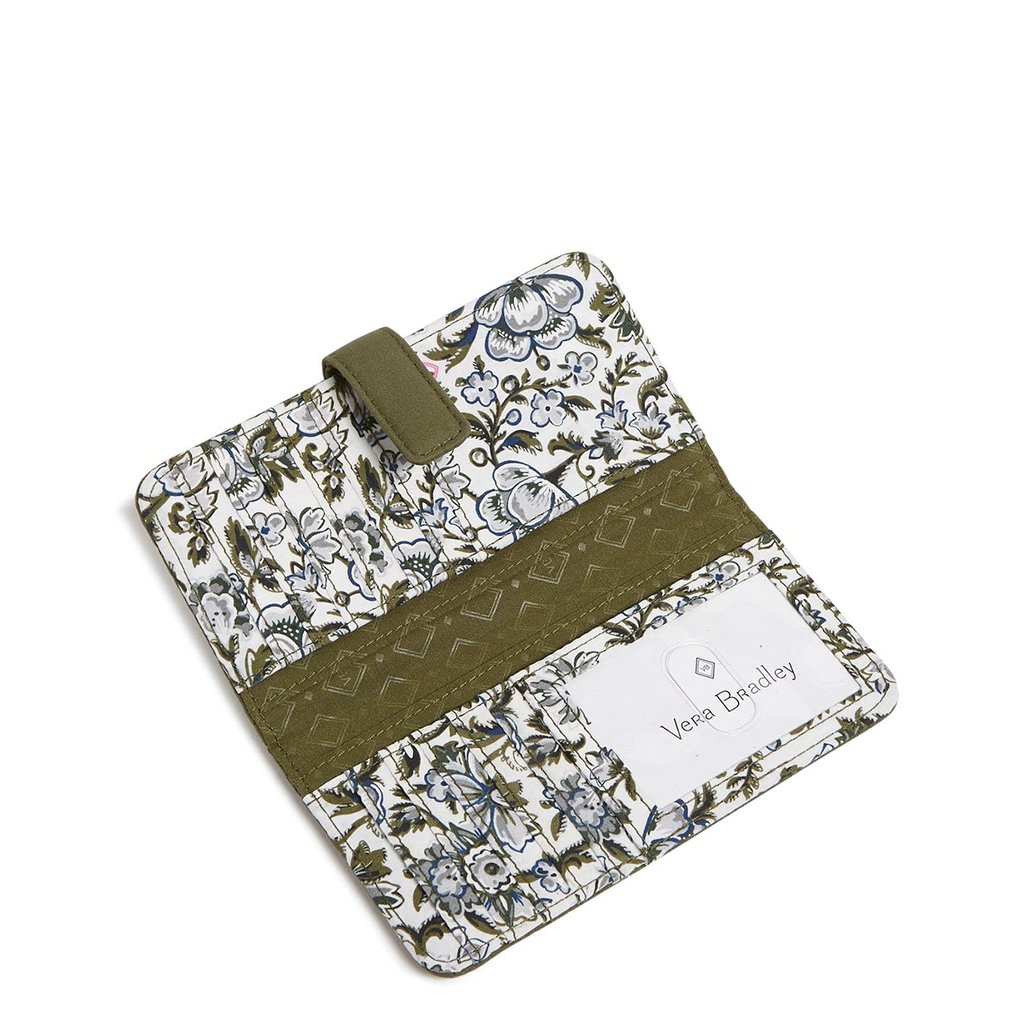 Vera Bradley  RFID Finley Wallet in Climbing Ivy Green