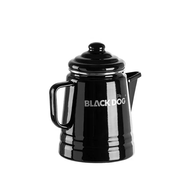 Blackdog Outdoor Camping Exquisite Tea Brewing Coffee Teapot Home Enamel Boiling Water Coffee Pot