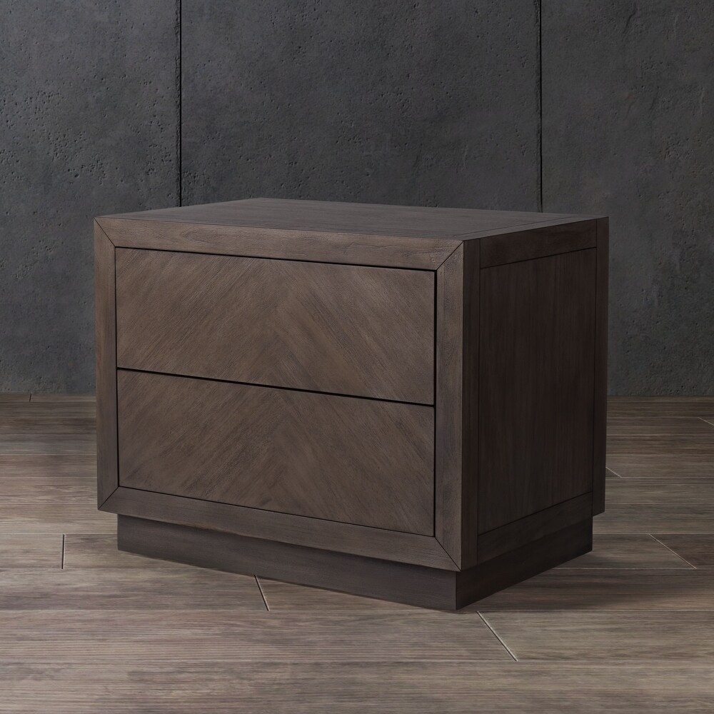 SAFAVIEH Couture Steve 2 Drawer Wood Nightstand