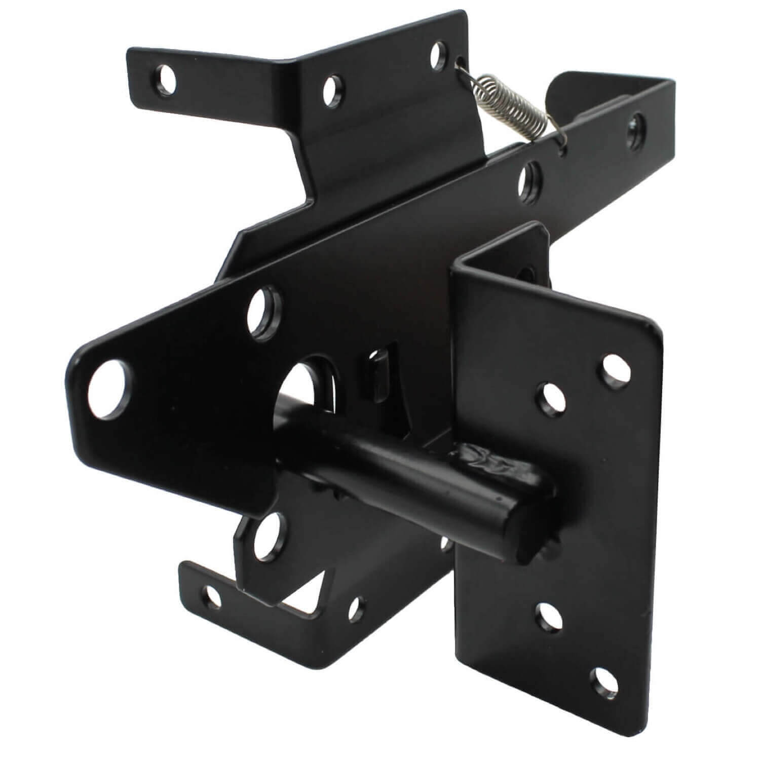 Jake Sales Brand - Black Self Closing Vinyl Fence Double Gate Hardware Kit