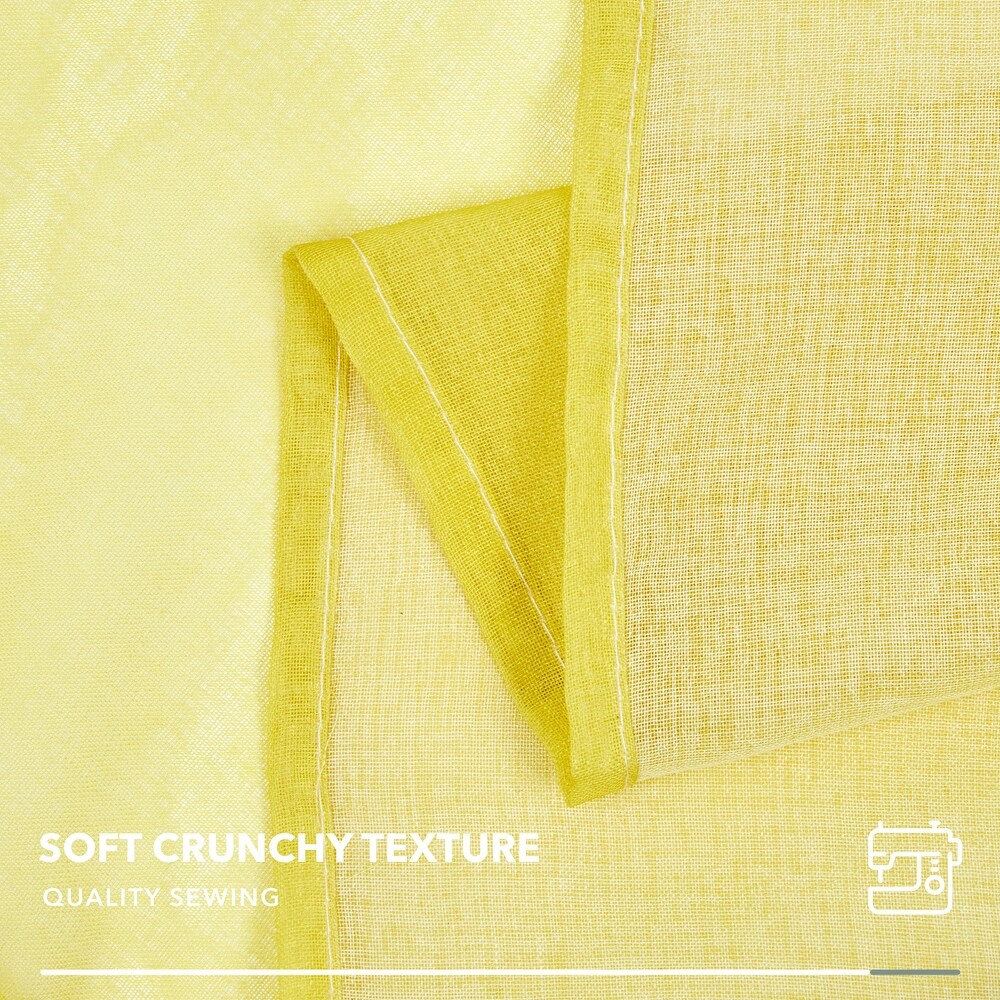 Deconovo Ombre Sheer Curtain Panel Pair(2 Panel)