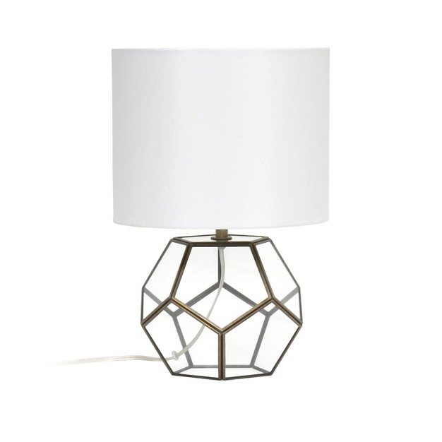 Glass And Brass Sphere Table Lamp Elegant Designs