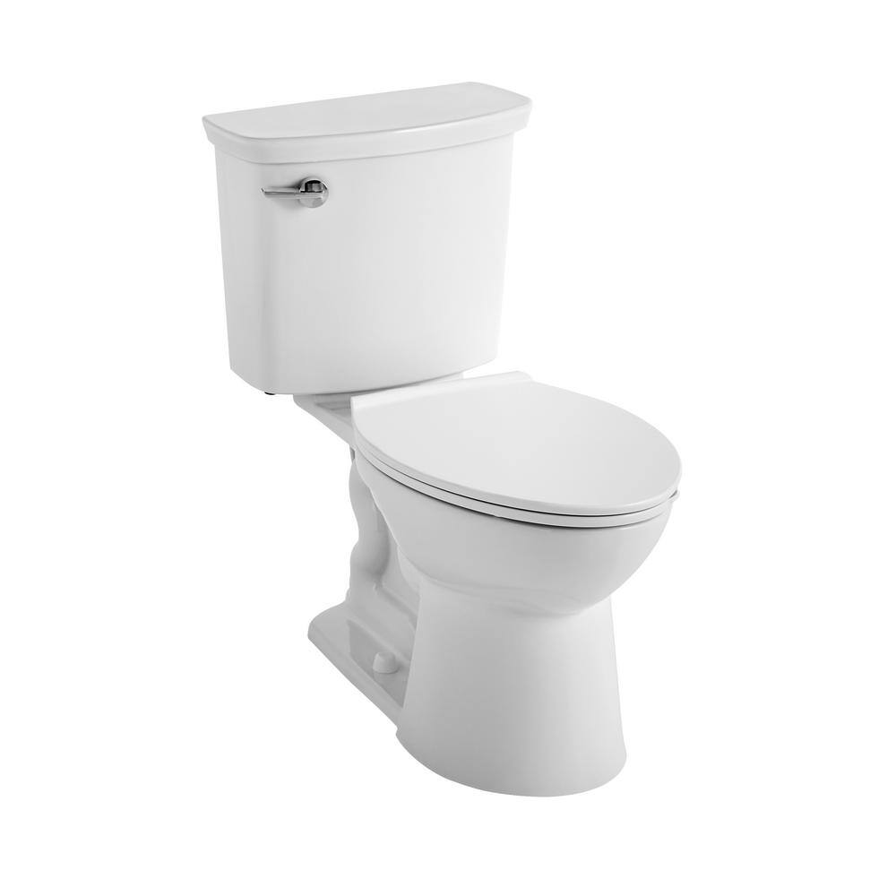 American Standard Vormax Tall Height 2-Piece 1.28 GPF Single Flush Elongated Toilet in White Seat Not Included 238AA104.020