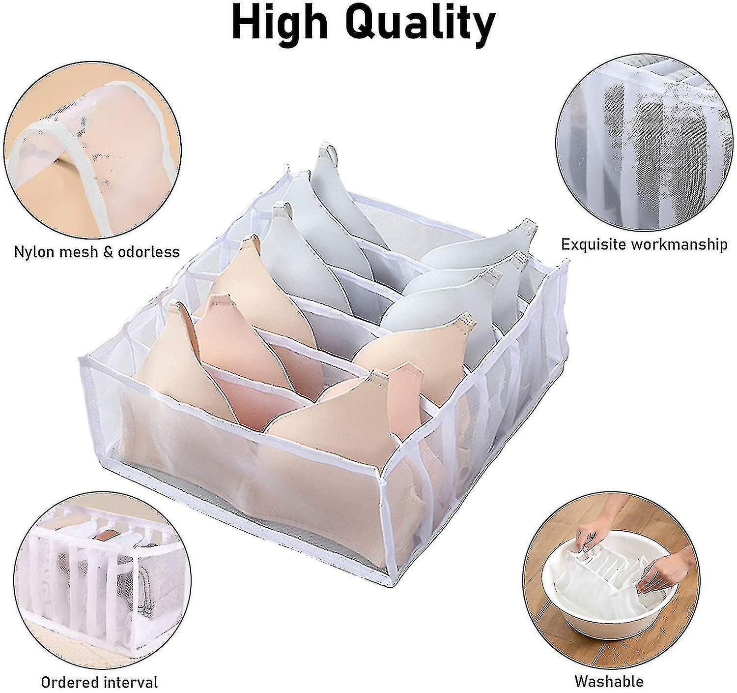 3pcs Underwear Storage Boxes Of Different Specifications