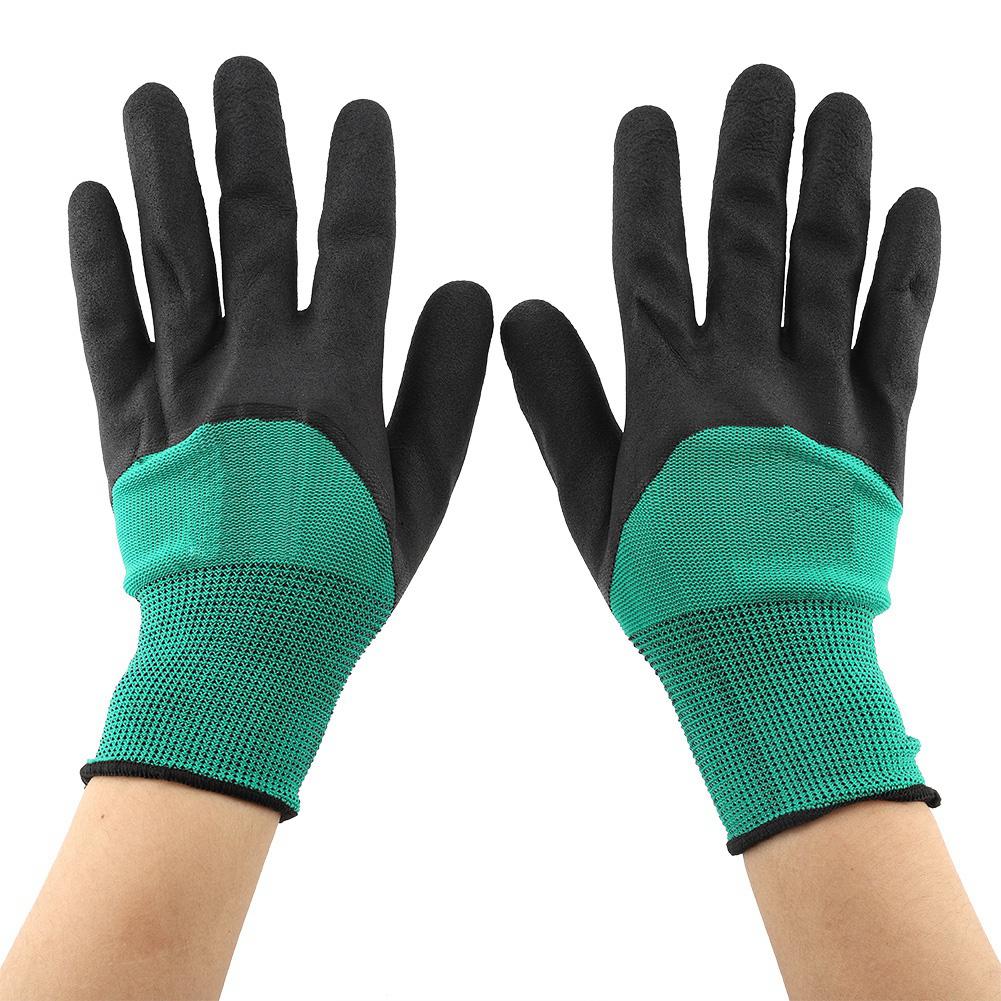 Handling Gloves, Prevent Slip Labor Gloves Green  For Garden Cleaning