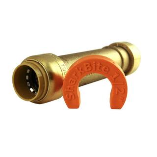 SharkBite 12 in. Push-to-Connect Brass Slip Coupling Fitting U3008LFA