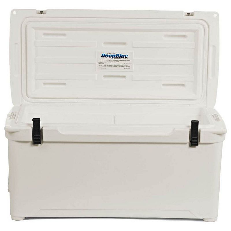 ENGEL 76 Quart 96 Can High Performance Roto Molded Cooler Chest， Coastal White