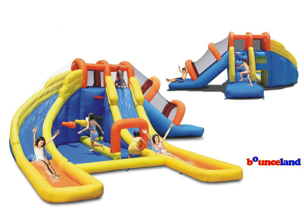 Bounceland Big Splash Triple Water Slides and Pool Water Park