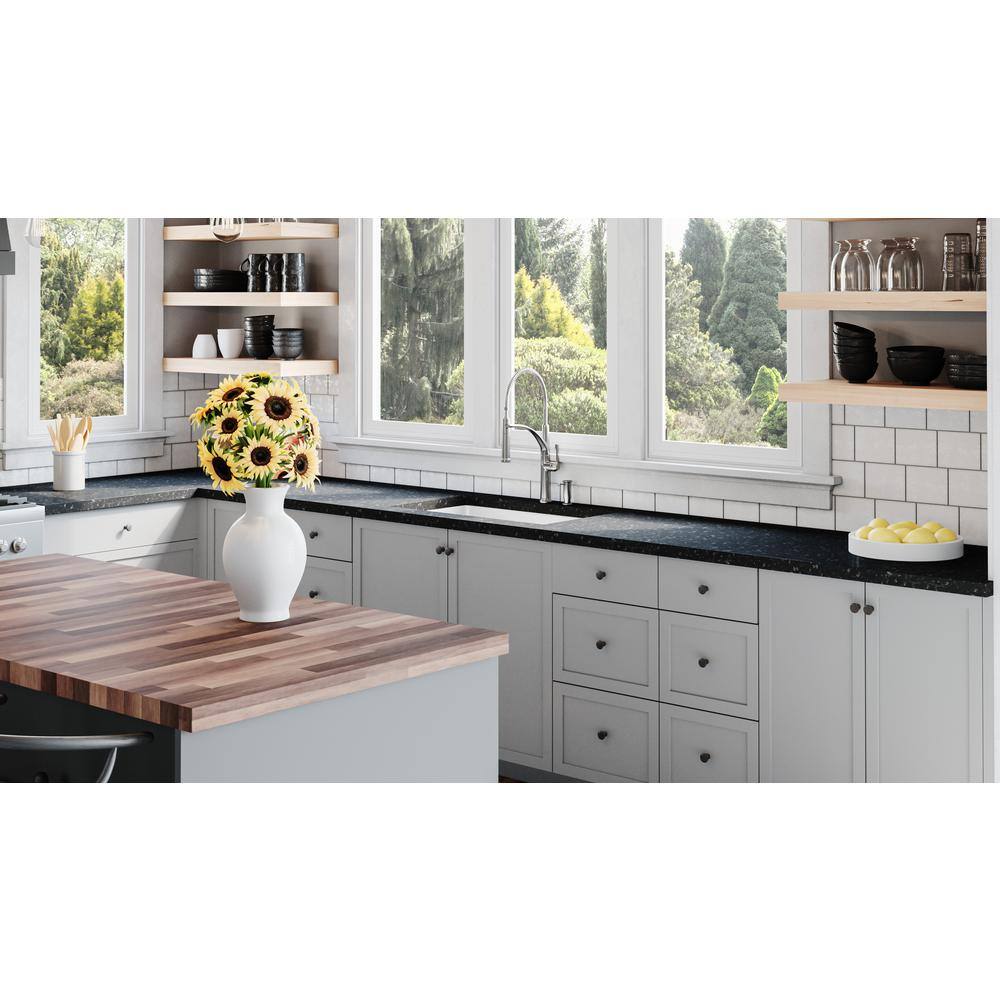 PELHAM  WHITE Kingsbridge Fireclay 32 .5 in. Single Bowl Undermount Kitchen Sink with Farmhouse Faucet Bottom Grid Drain PWS531-C