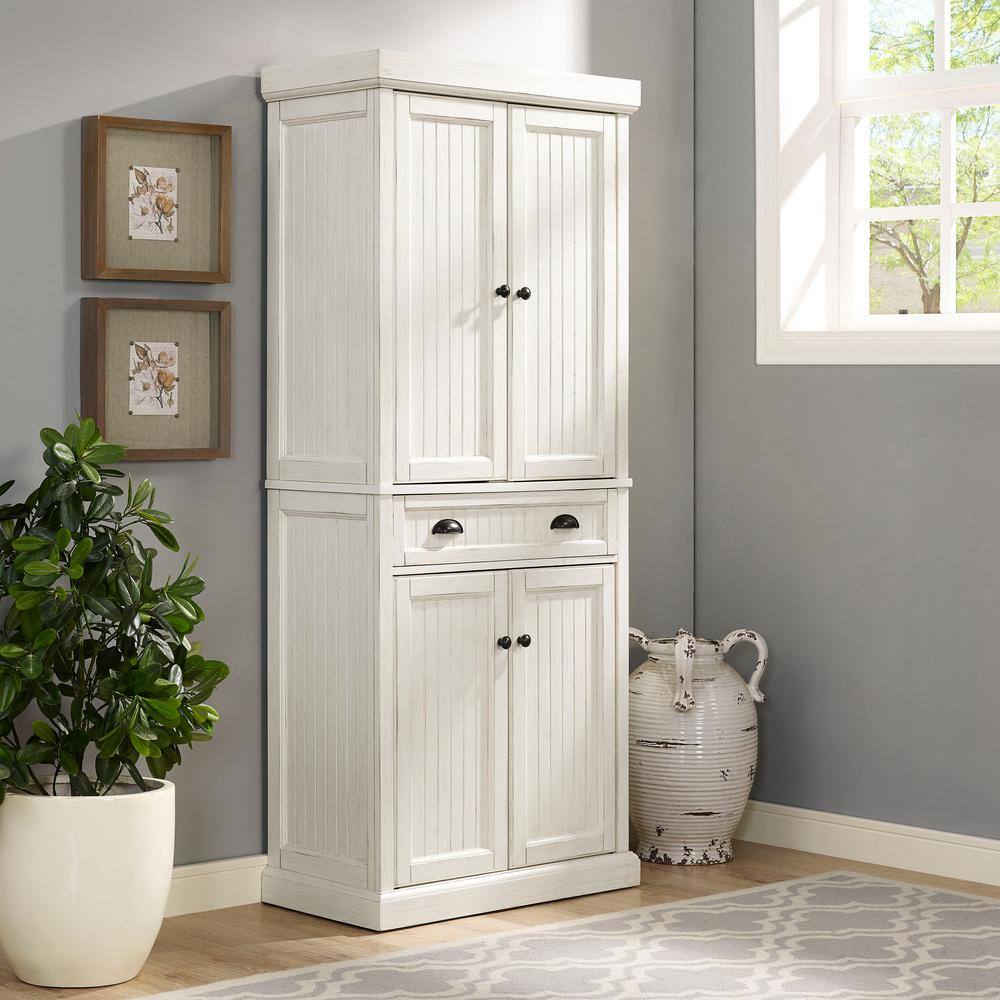 CROSLEY FURNITURE Seaside White Kitchen Pantry CF3103-WH