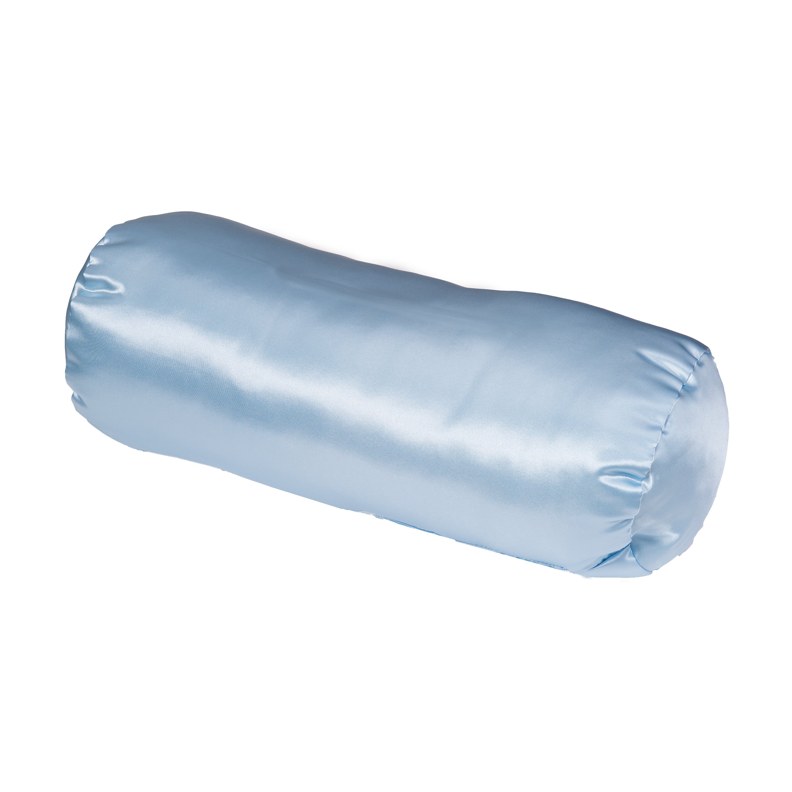 DMI Blue Satin Contour Pillow, 18 inch x 7 inch