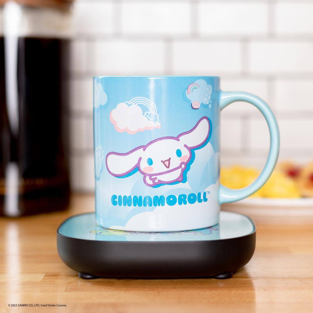 Uncanny Brands Hello Kitty and Friends 'Cinnamoroll' Light Blue Single- Cup Coffee Mug with Mug Warmer for your Coffee Maker MW1-KIT-CI1