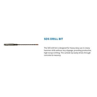 Tapcon 316 in. x 7 in. SDS Carbide Drill Bit 11491