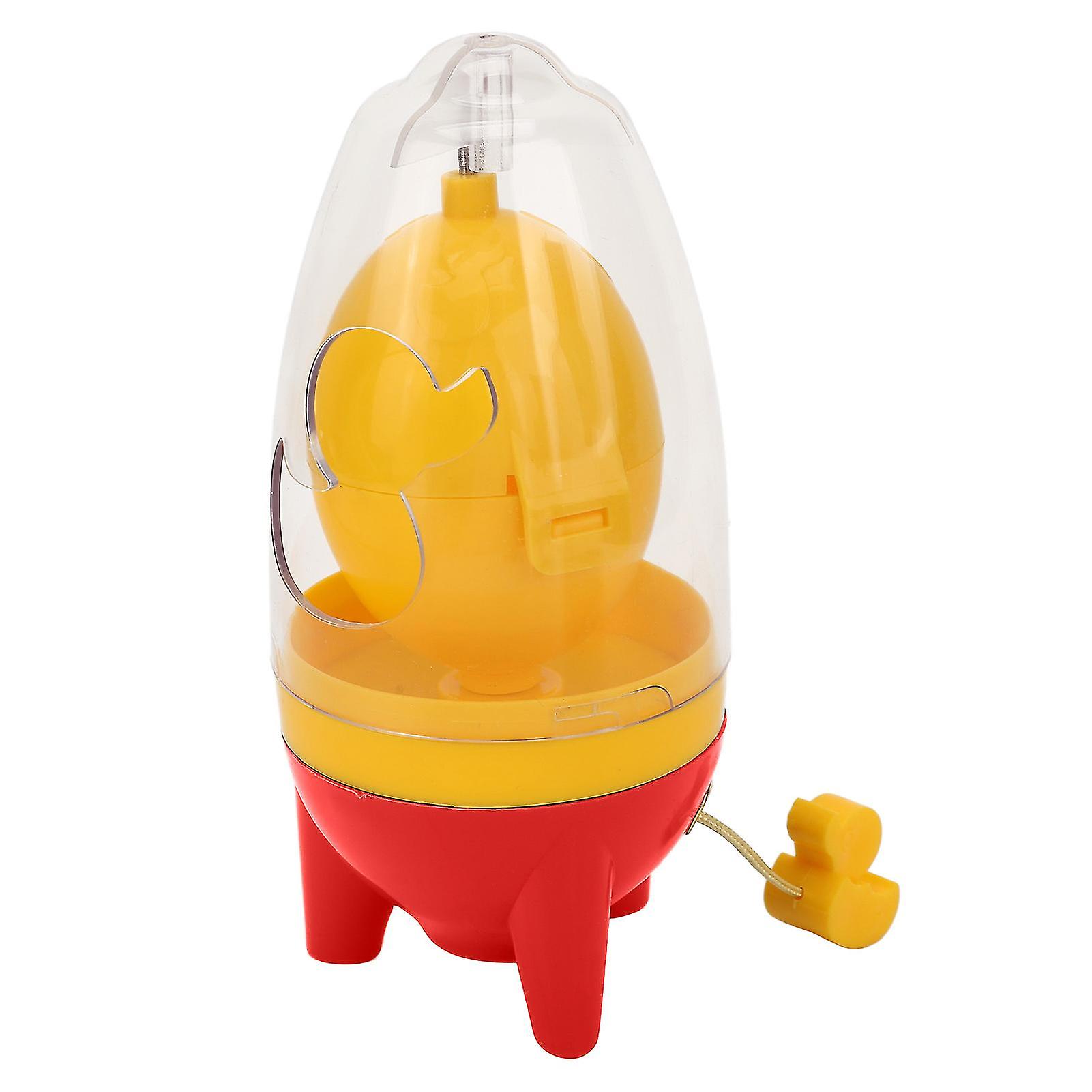 Egg Spinner Fun Shape High Torsion Rotation Homogeneous Hand Powered Portable Golden Egg Maker Red