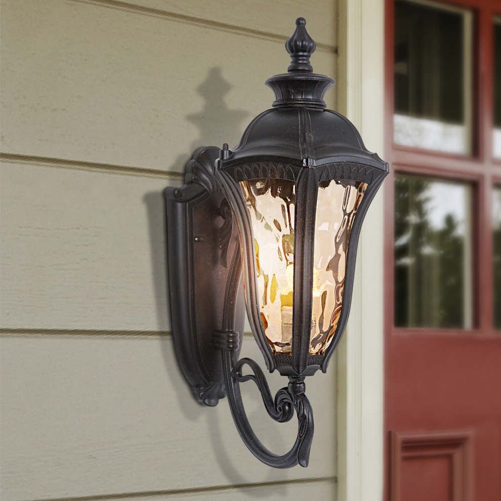 11.25 CFL Exterior Light   Victorian   Outdoor Wall Lights And Sconces   by HedgeApple  Houzz